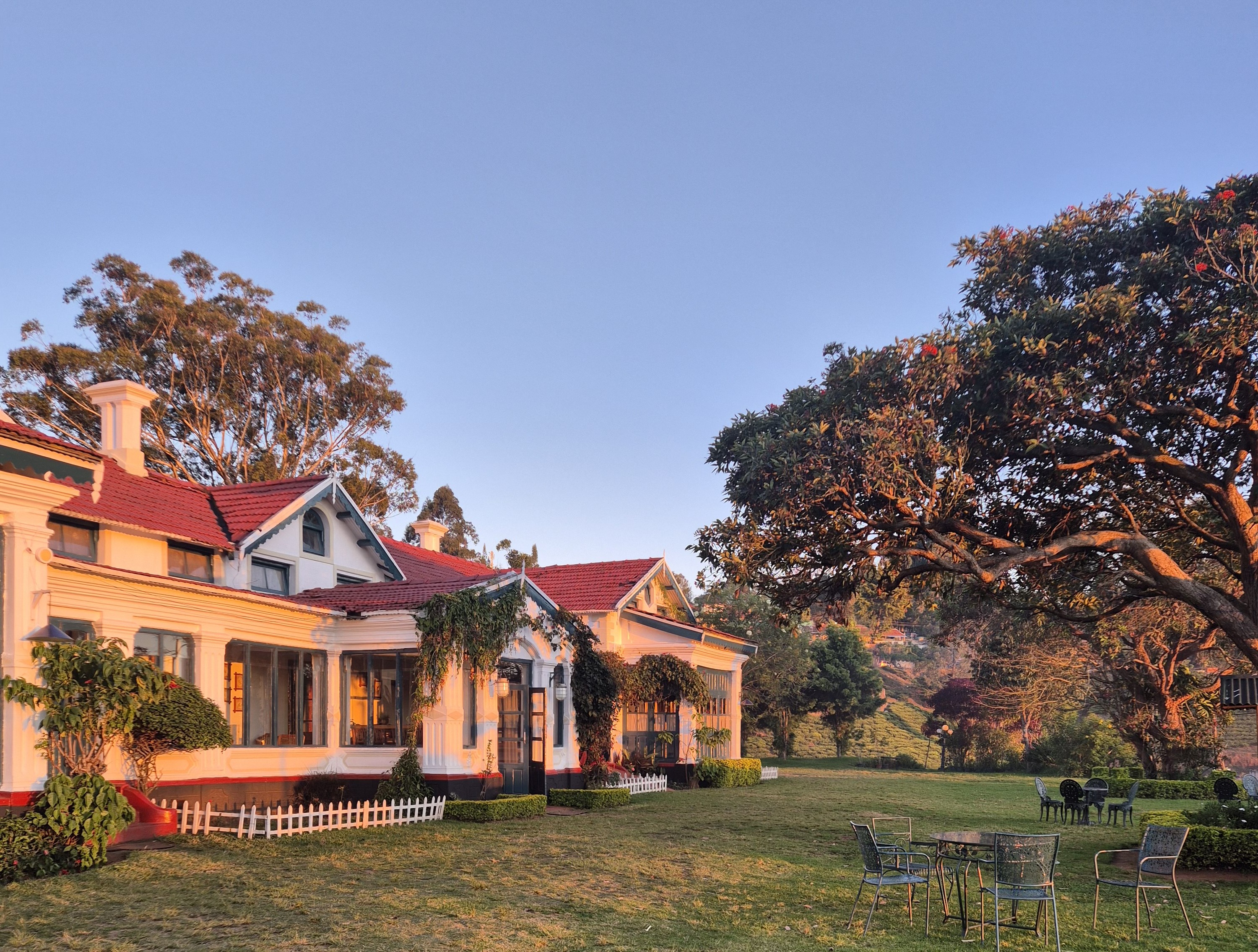 Golden sunset at La Belle Vie